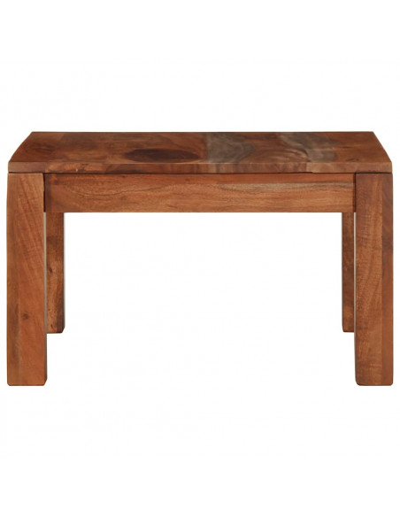 Tavolino da Caffè 60x60x35 cm in Legno Massello di Acacia