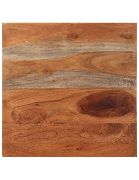 Tavolino da Caffè 60x60x35 cm in Legno Massello di Acacia