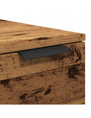 Tavolino da Salotto Legno Antico 50x50x36 cm Legno Multistrato