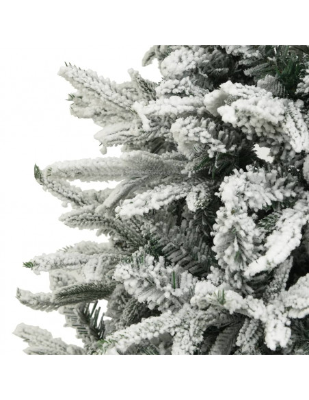 Albero di Natale Artificiale con Neve Verde 180 cm PVC e PE