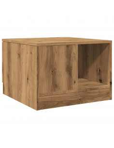 Tavolino da Salotto Rovere Artigianale 50x50x36 cm Truciolato