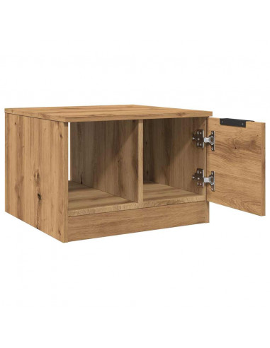 Tavolino da Salotto Rovere Artigianale 50x50x36 cm Truciolato