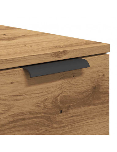 Tavolino da Salotto Rovere Artigianale 50x50x36 cm Truciolato