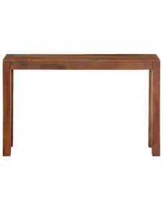 Tavolo Consolle 120x30x76 cm in Legno Massello di Acacia 2