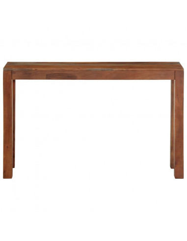 Tavolo Consolle 120x30x76 cm in Legno Massello di Acacia