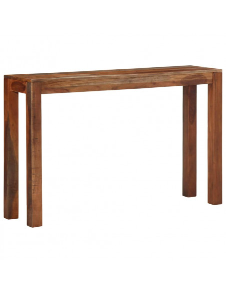 Tavolo Consolle 120x30x76 cm in Legno Massello di Acacia