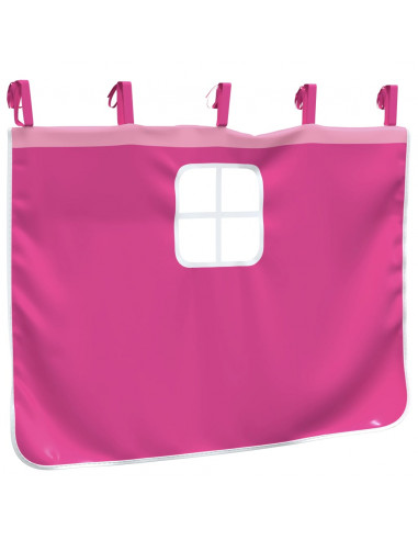 Tende per Letto a Soppalco Rosa in Poliestere