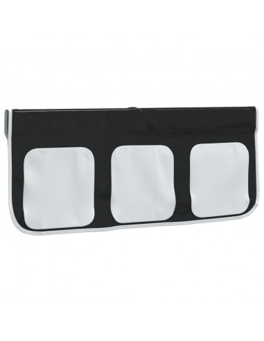 Tende per Letto a Soppalco con Torre Bianco e Nero Poliestere