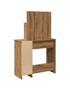 Toeletta con LED Rovere Artigianale 86,5x35x136 cm