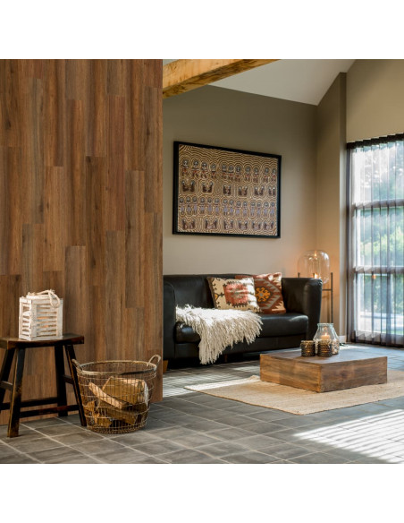 WallArt Listoni Effetto Legno 30 pz GL-WA28 Rovere Naturale Marrone