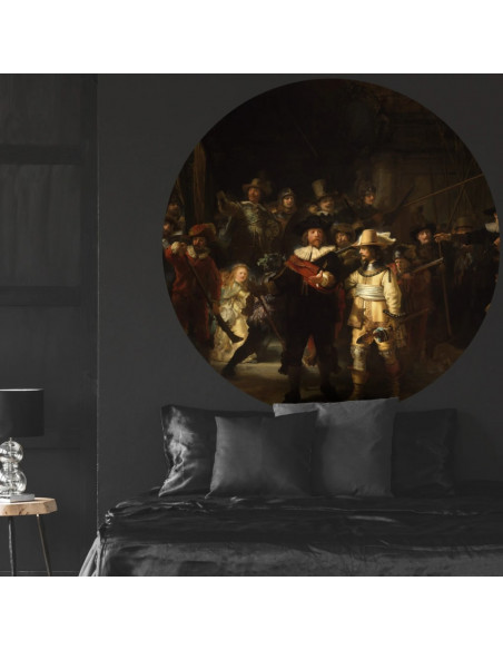 WallArt Cerchio Carta da Parati The Night Watch 142,5 cm