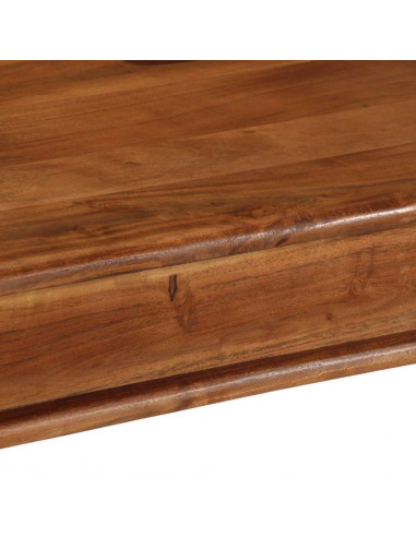 Tavolo da Pranzo 80x80x77 cm Legno Massello di Acacia