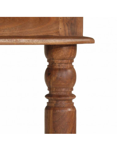 Tavolo da Pranzo 80x80x77 cm Legno Massello di Acacia