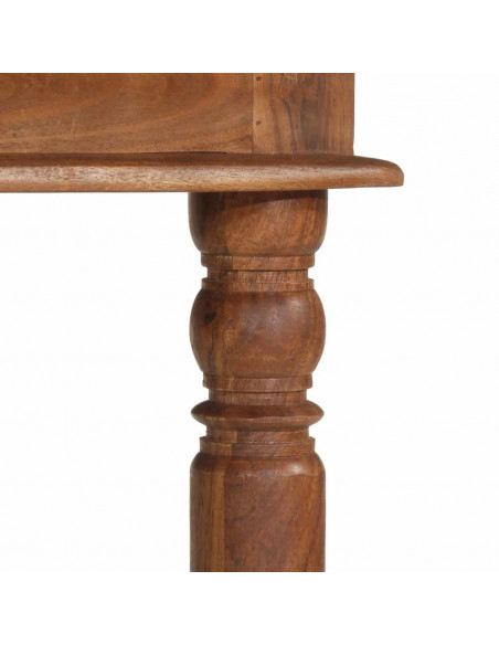 Tavolo da Pranzo 80x80x77 cm Legno Massello di Acacia
