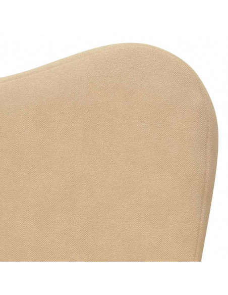 Divano per Bambini Crema in Morbido Peluche