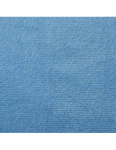 Divano per Bambini a 2 Posti Blu in Morbido Peluche