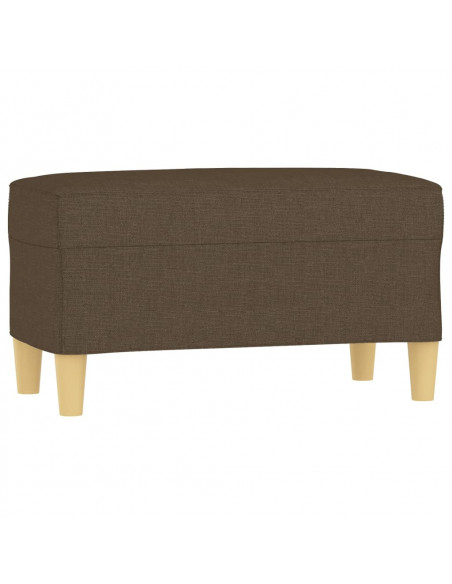 Panca Marrone 70x35x41 cm in Tessuto