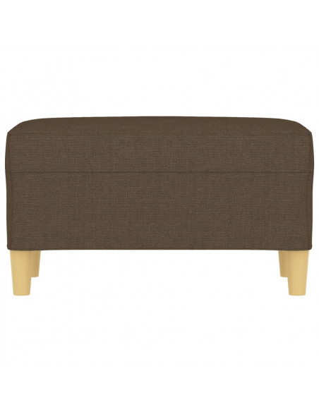 Panca Marrone 70x35x41 cm in Tessuto