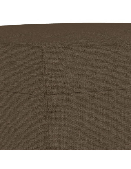 Panca Marrone 70x35x41 cm in Tessuto