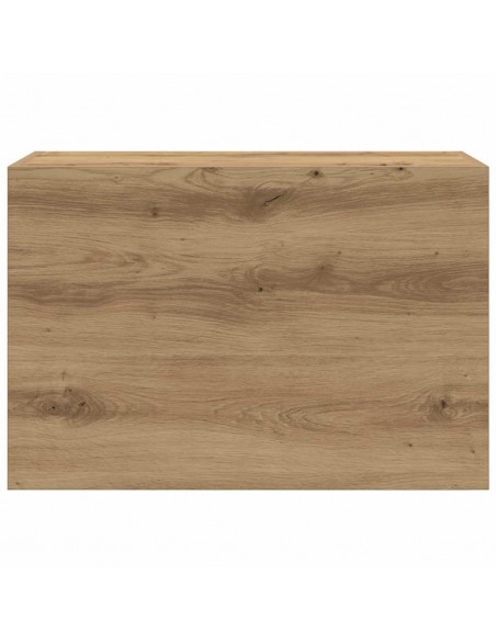 Mobiletto da Bagno Rovere Artigianale 60x25x40 cm Truciolato