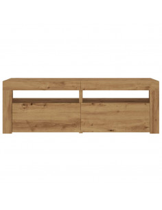 Mobile Porta TV con LED Artigianale 120x35x40 cm Multistrato