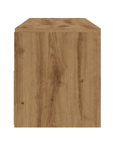 Mobile Porta TV con LED Artigianale 120x35x40 cm Multistrato