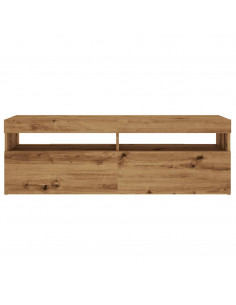 Mobile Porta TV con LED Artigianale 120x35x40 cm Multistrato