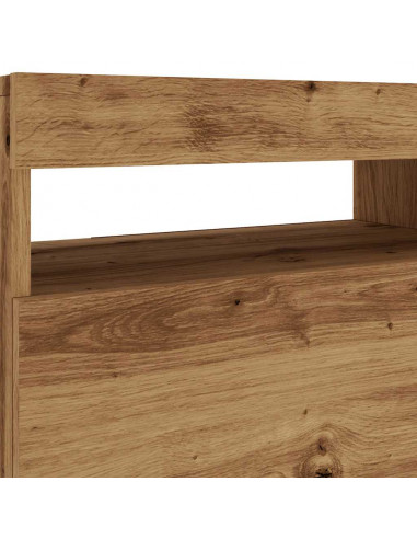 Mobile Porta TV con LED Artigianale 120x35x40 cm Multistrato