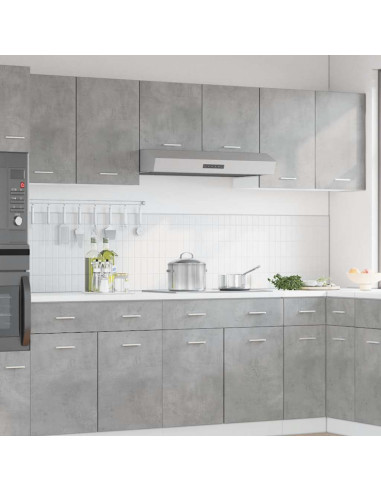 Mobile Pensile Grigio Cemento 50x31x60cm in Legno Multistrato