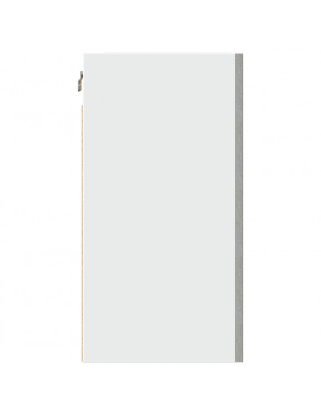 Mobile Pensile Grigio Cemento 50x31x60cm in Legno Multistrato