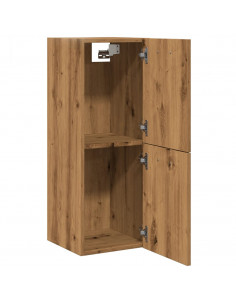 Mobile Pensile Bagno Rovere Artigianale 30x30x80cm Truciolato 2