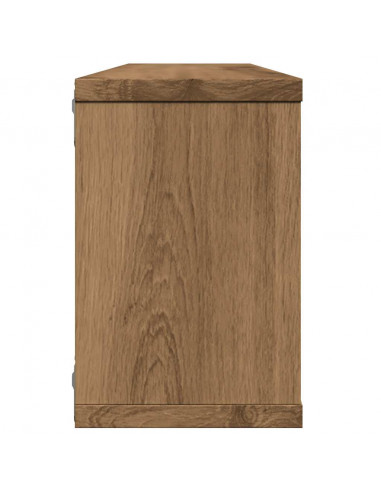 Mensole Parete a Cubo 4 pz Artigianale 30x15x30 cm Truciolato