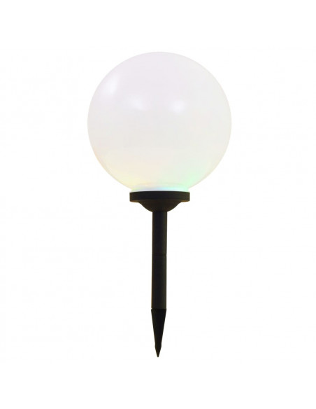 Lampade Solari da Esterno 4 pz LED Sferiche 30 cm RGB