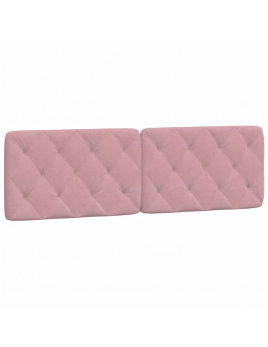 Giroletto con Luci LED Rosa 160x200 cm in Velluto