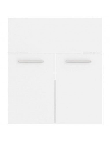 Mobile Sottolavabo Bianco 41x38,5x46 cm in Multistrato