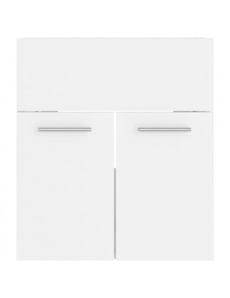 Mobile Sottolavabo Bianco 41x38,5x46 cm in Multistrato