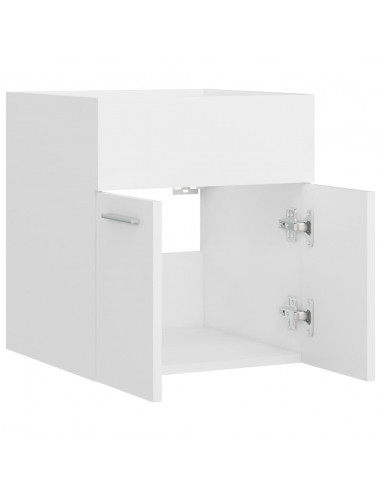 Mobile Sottolavabo Bianco 41x38,5x46 cm in Multistrato