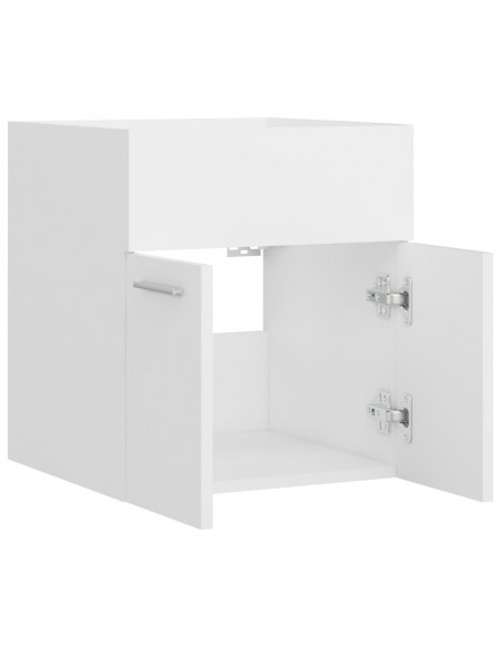 Mobile Sottolavabo Bianco 41x38,5x46 cm in Multistrato