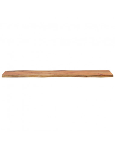 Piano Tavolo 140x40x2,5 cm Rettangolare Legno Acacia Bordi Vivi