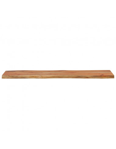 Piano Tavolo 120x40x2,5 cm Rettangolare Legno Acacia Bordi Vivi