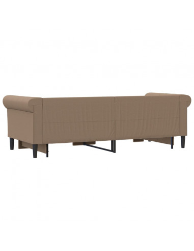 Divano Letto Estraibile Cappuccino 90x200 cm in Similpelle