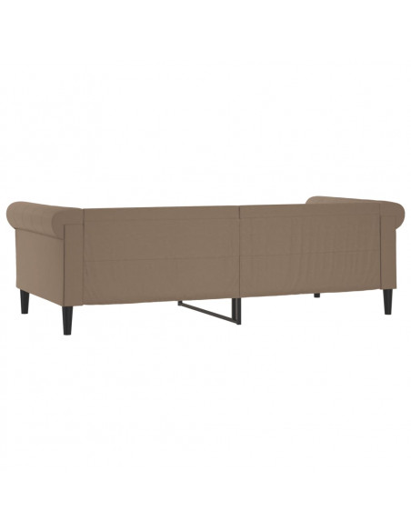 Letto da Giorno Cappuccino 90x200 cm in Similpelle