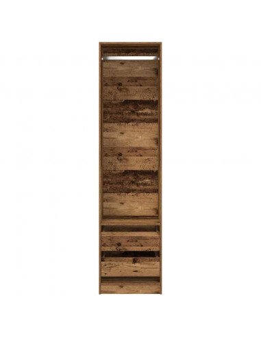 Armadio Legno Antico 50x50x200 cm in Legno Multistrato