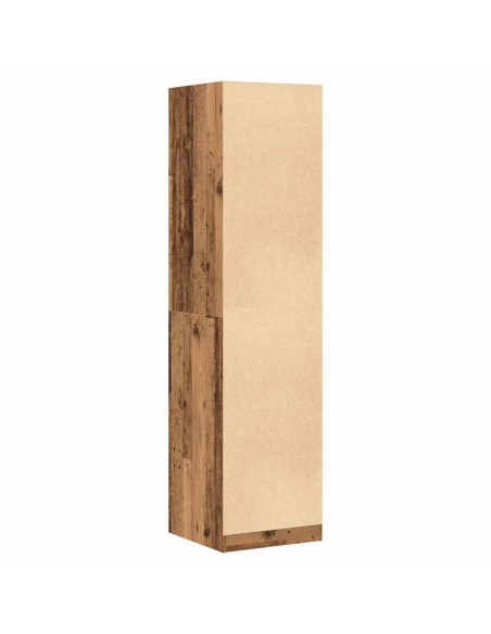 Armadio Legno Antico 50x50x200 cm in Legno Multistrato