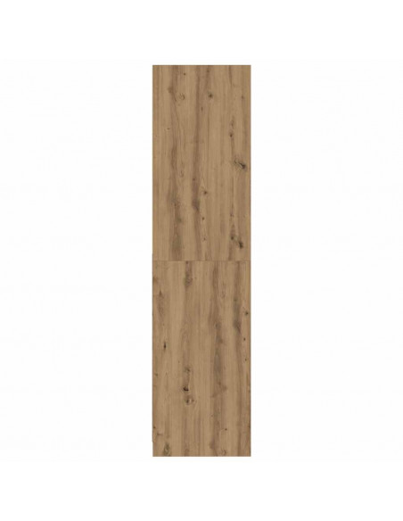 Armadio Rovere Artigianale 50x50x200 cm in Legno Multistrato