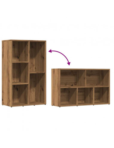 Libreria Rovere Artigianale 45x25x80 cm Legno Multistrato