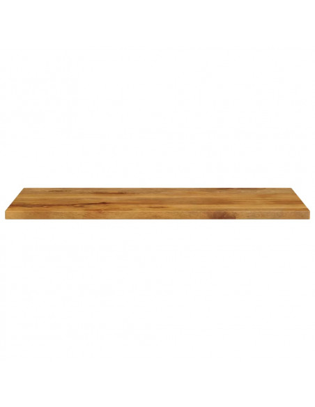 Piano per Tavolo 100x70x2,5cm Rettangolare Legno Massello Mango