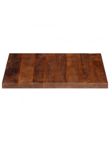 Piano per Tavolo 70x70x3,8 cm Quadrato Legno Massello di Acacia
