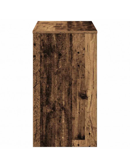 Scrivania Legno Antico 90x40x72 cm in Legno Multistrato
