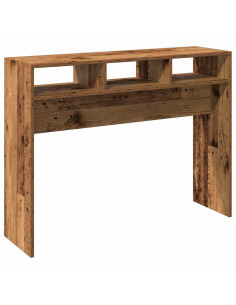Tavolino Consolle Legno Antico 105x30x80 cm in Truciolato
